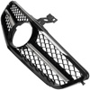 Mercedes Klasa C W204 19-23 atrapa między reflektory (grill) PIANO BLACK-+-CHROM