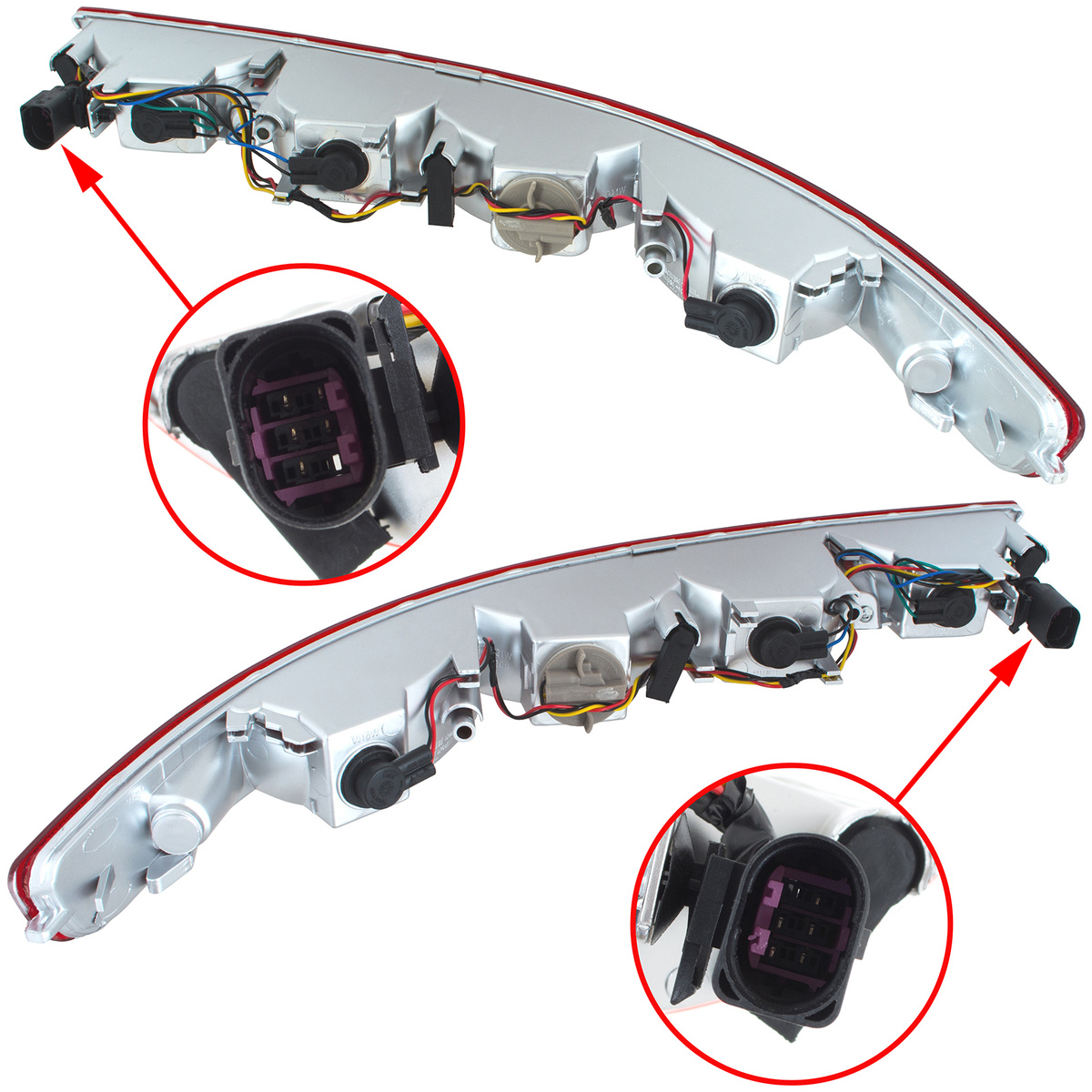 Audi Q5 8R 08-16 lampa tylna w zderzak lewa + prawa 2 szt. KPL