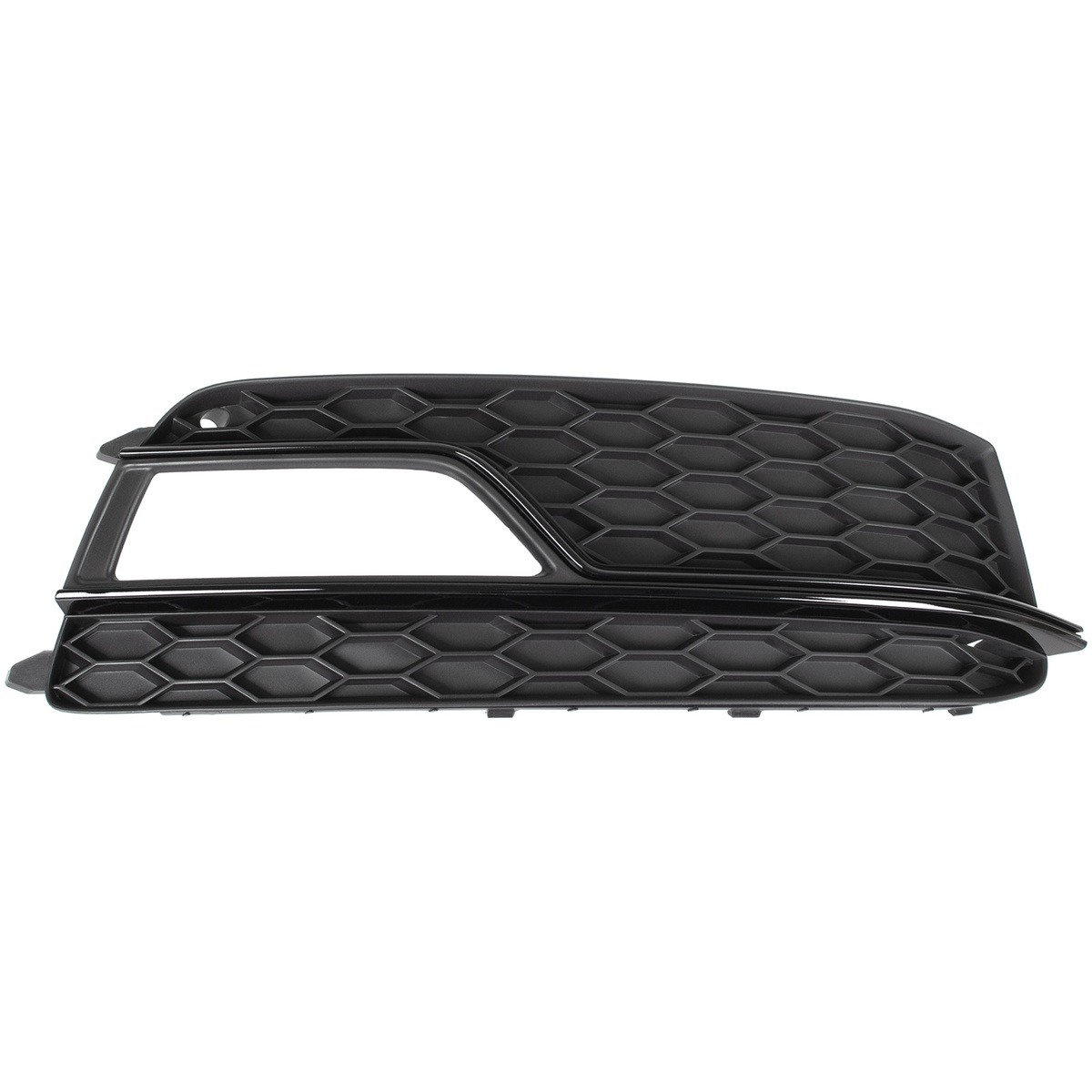 Audi A5 8T S-LINE FL 11-16 Z HALOGENAMI atrapka kratka w zderzak przedni CZARNA prawa