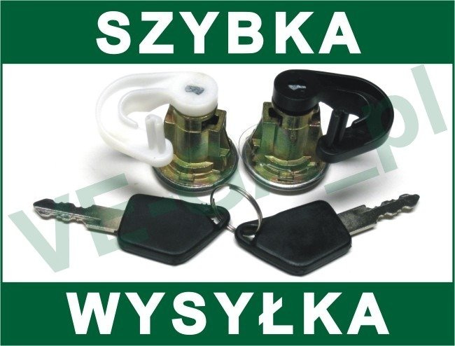 Peugeot 306 zamek wkładka drzwi 2 szt.