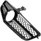 Mercedes Klasa C W204 19-23 atrapa między reflektory (grill) PIANO BLACK-+-CHROM