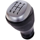 Renault Clio IV 12-20 gałka zmiany biegów 5 BIEGOWA Srebrna nakładka z czarnym schematem