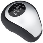 Mercedes-Benz VITO W447 2014- gałka zmiany biegów CZARNA + SILVER BIAŁY SCHEMAT 6 BIEGÓW