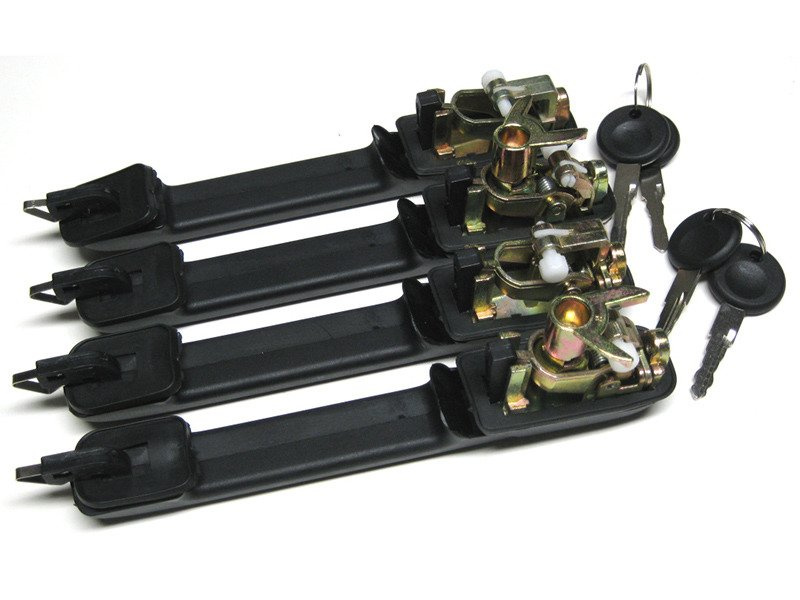 VW Golf II 84-91 klamki 4 szt. kpl. TUNING jak Golf III z kluczami