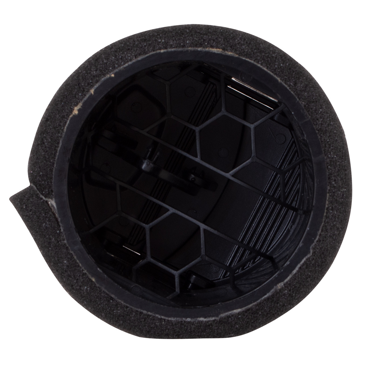 Ford GALAXY II (WA6) kratka nawiewu powietrza CZARNA + RAMKA czarna + chromowana obwódka + SUWAK CHROM lewa = prawa