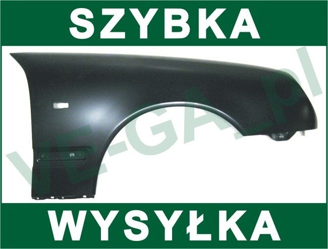 Mercedes W210 E-klasa 95-99 okularnik błotnik przedni Z OTWOREM NA KIERUNKOWSKAZ prawy