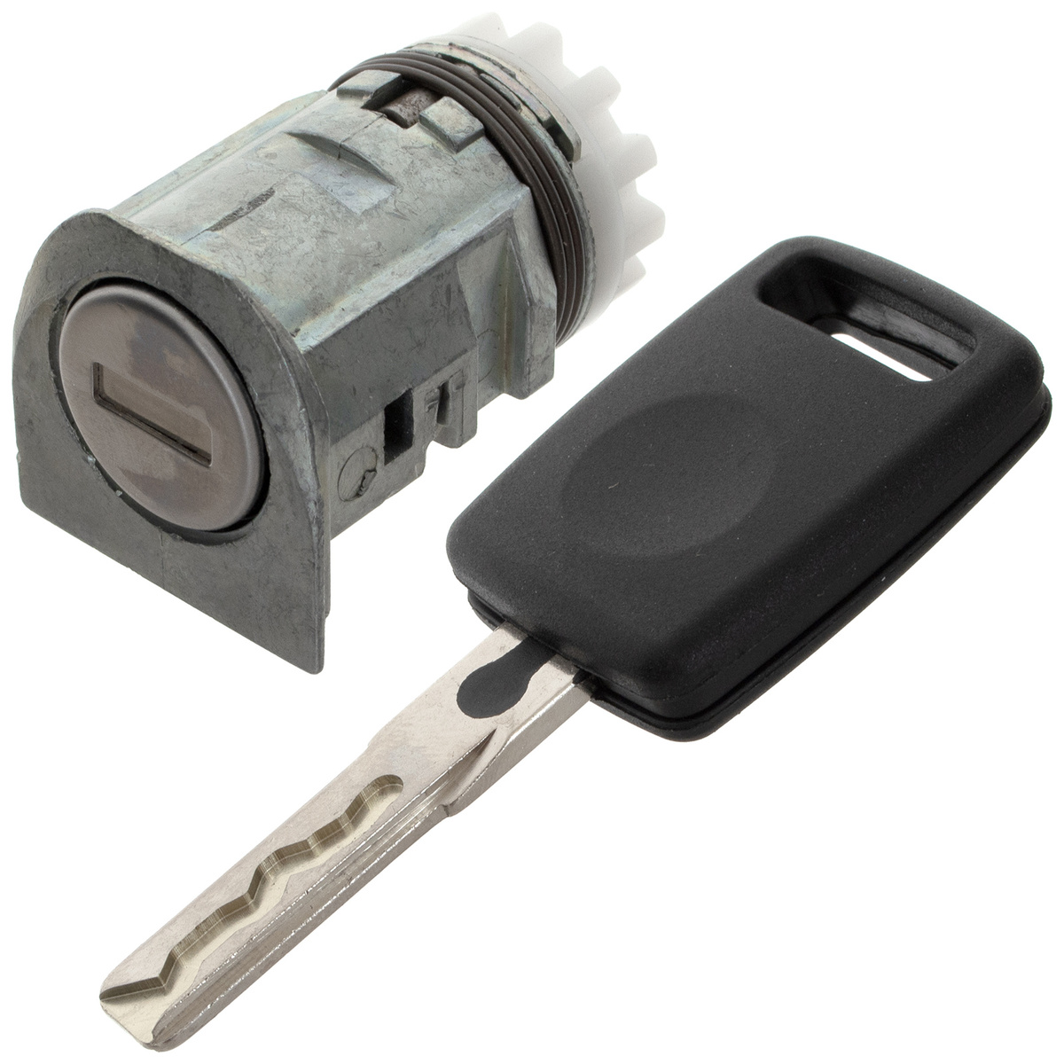 Audi A6 C6 04-08 wkładka zamka lewa drzwi przednich z kluczykiem