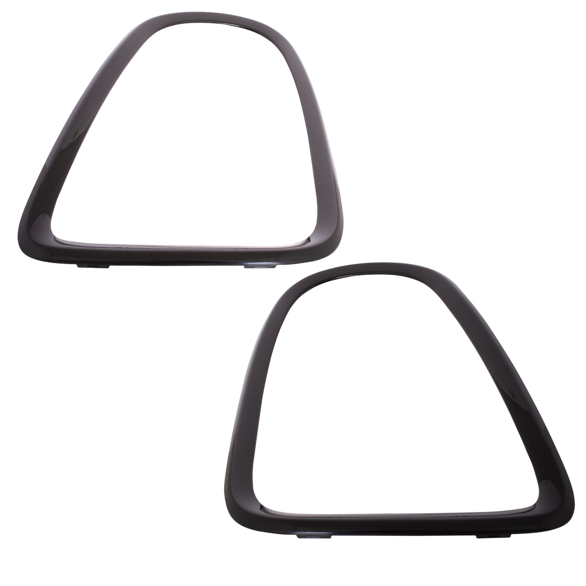 MINI R58 10-15 Osłona ramka lampy tylnej CZARNA Lewa + Prawa 2 szt. KPL