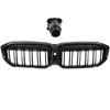 BMW 3 G20 G21 FL 22-24 atrapa między reflektory (nerki) BLACK GLOSSY DOUBLE BAR + ZAŚLEPKA