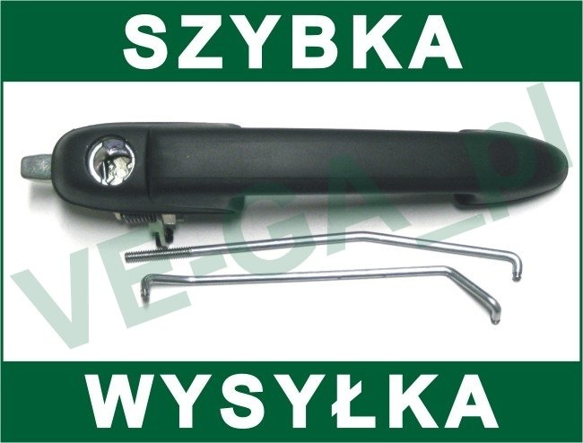 Fiat Bravo 95-01 klamka zewnętrzna przednia lewa BEZ KLUCZY