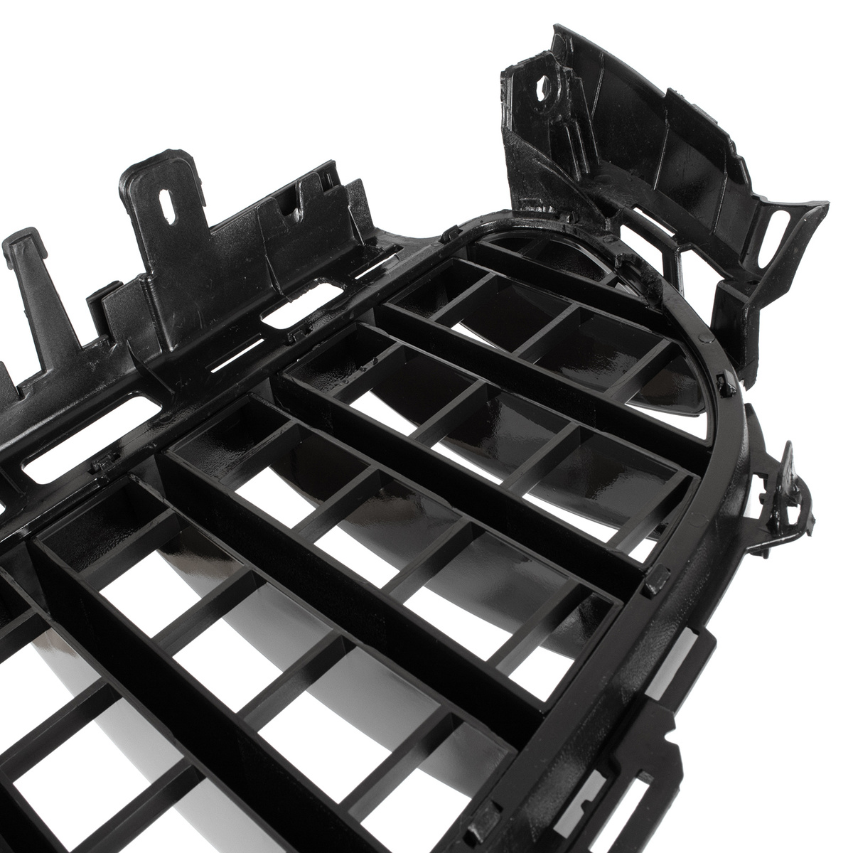 Mercedes E-KLASA W213 W238 C238 16-19 atrapa między reflektory (grill) CZARNA + CHROM