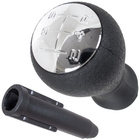 Peugeot 406 gałka zmiany biegów SCHEMAT CHROM + adapter / przejściówka dźwigni drążka gałki zmiany biegów 2 szt. KPL