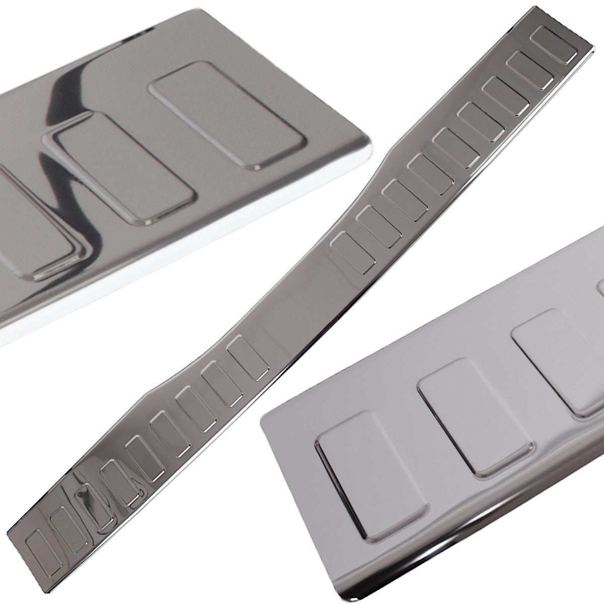 Mercedes Vito W447 2014- listwa nakładka progu tylnego STALOWA CHROM