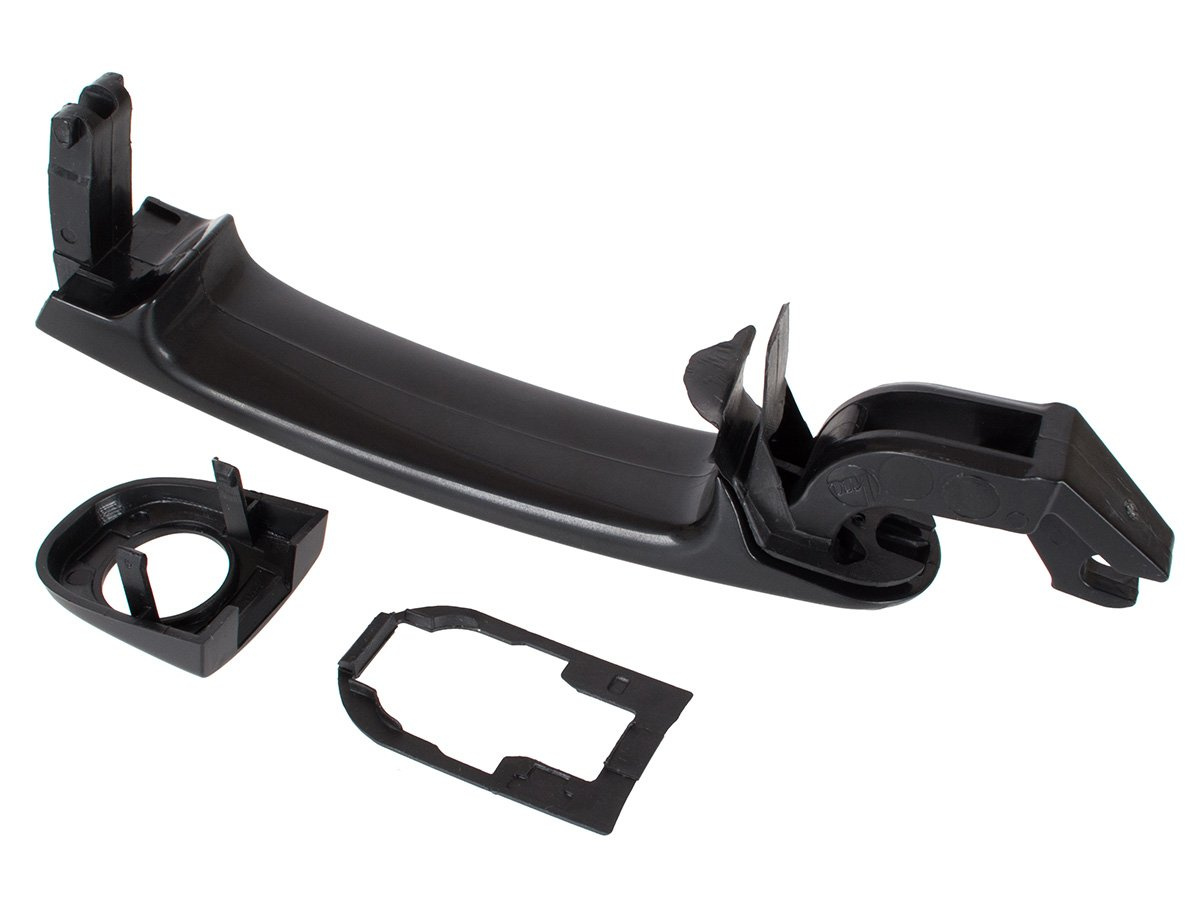 Seat Toledo III 04-09 klamka zewnętrzna CZARNA Z OTWOREM przednia lewa