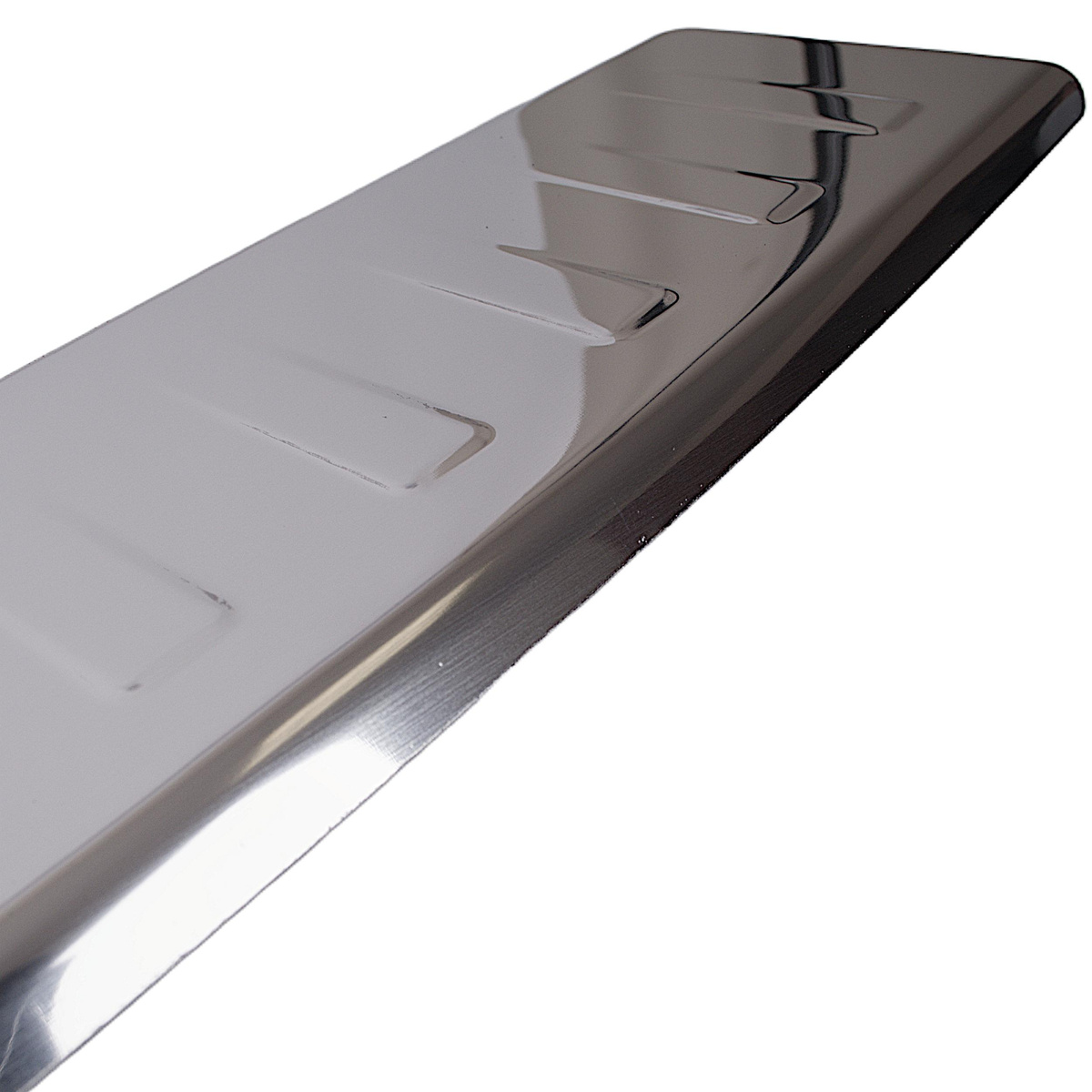 Dacia Duster I 10-17 listwa nakładka progu tylnego STALOWA CHROM