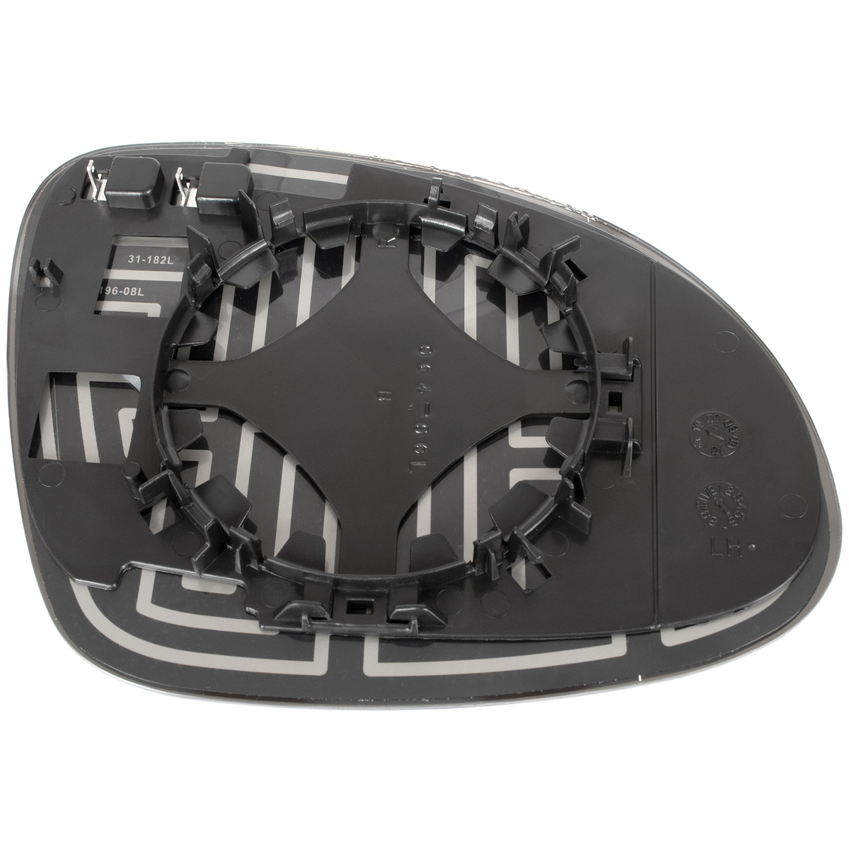 VW Sharan II 2010- wkład lusterka OGRZEWANY lewy