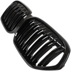BMW X1 F48 19-22 atrapa między reflektory (nerki) BLACK GLOSSY DOUBLE BAR