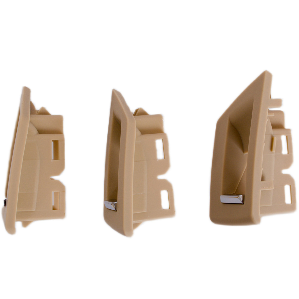 BMW 5 F10 F11 09-17 zestaw uchwytów wewnętrznych drzwi przednich i tylnych 7 szt. KPL BEŻOWE (bez el. skł. lusterek)