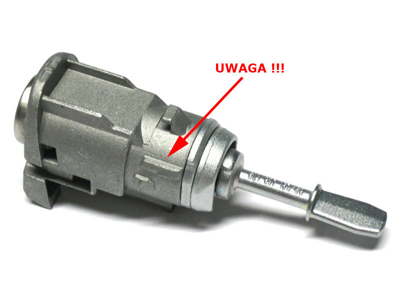 VW Polo 9N 02-08 wkładka zamka drzwi przednich prawa