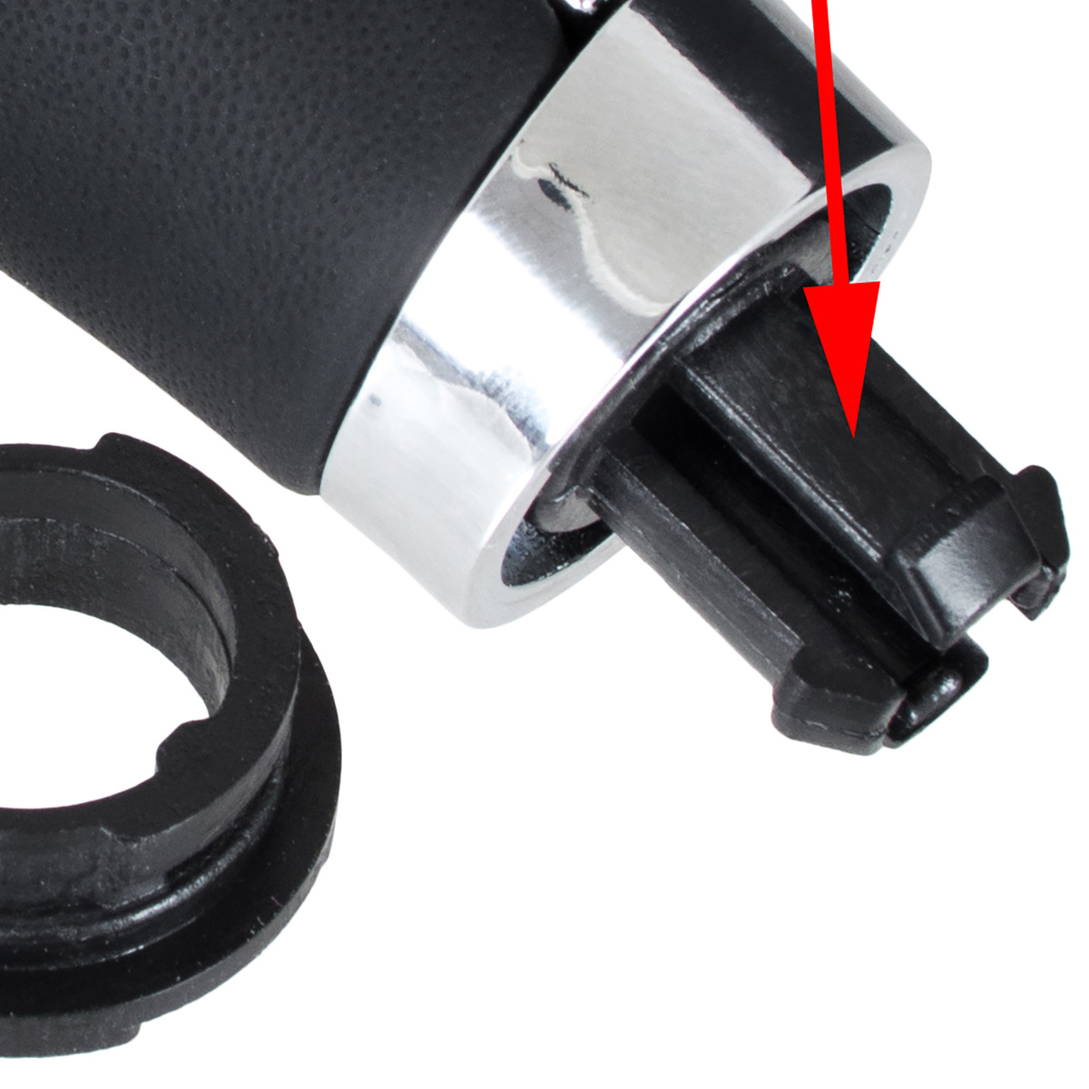 Mercedes W169 A-Klasa 04-12 gałka zmiany biegów CZARNA 6 BIEGÓW - 8 mm