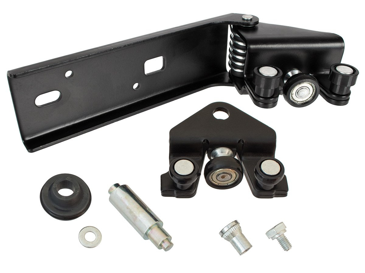 Opel Vivaro A 01-14 wózki drzwi bocznych przesuwnych ŚRODEK z ŁAPĄ + GÓRA + DÓŁ 3 szt. KPL