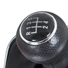 Seat Alhambra 2000- gałka zmiany biegów CZARNA + mieszek z ramką CHROM 5 BIEGÓW OTWÓR 23MM