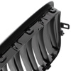 BMW X6 E71 07-14 atrapy między reflektory (nerki) lewa + prawa kpl. BLACK GLOSSY DOUBLE BAR