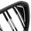 BMW 6 G32 GT 17-20 atrapy między reflektory (nerki) lewa + prawa kpl. BLACK GLOSSY DOUBLE BAR