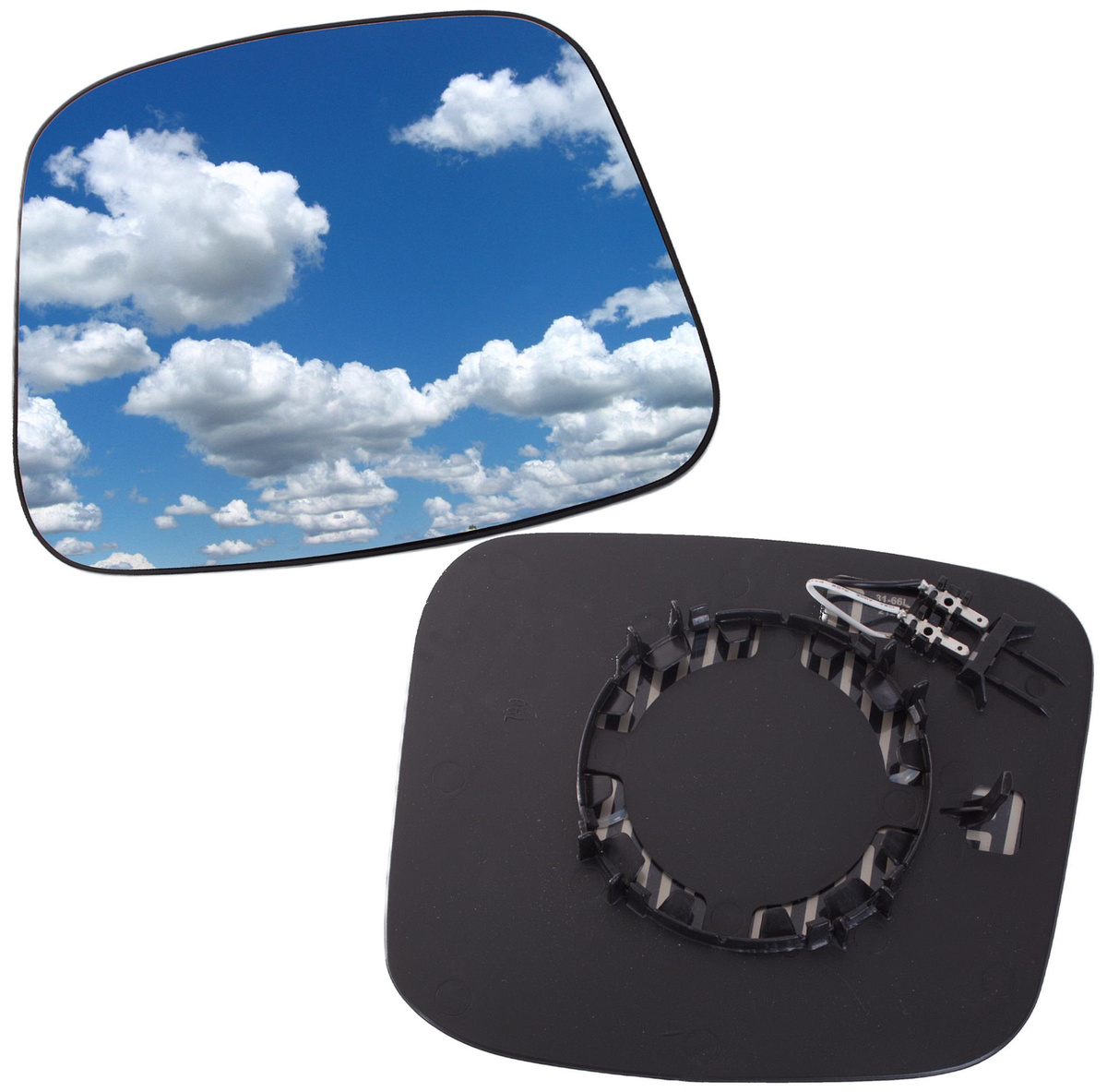 Peugeot BIPPER 2008- wkład lusterka OGRZEWANY lewy