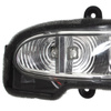 Mercedes W211 E-Klasa 03-06 kierunkowskaz LED w lusterko z podświetleniem podłogi lewy + prawy 2 szt. KPL