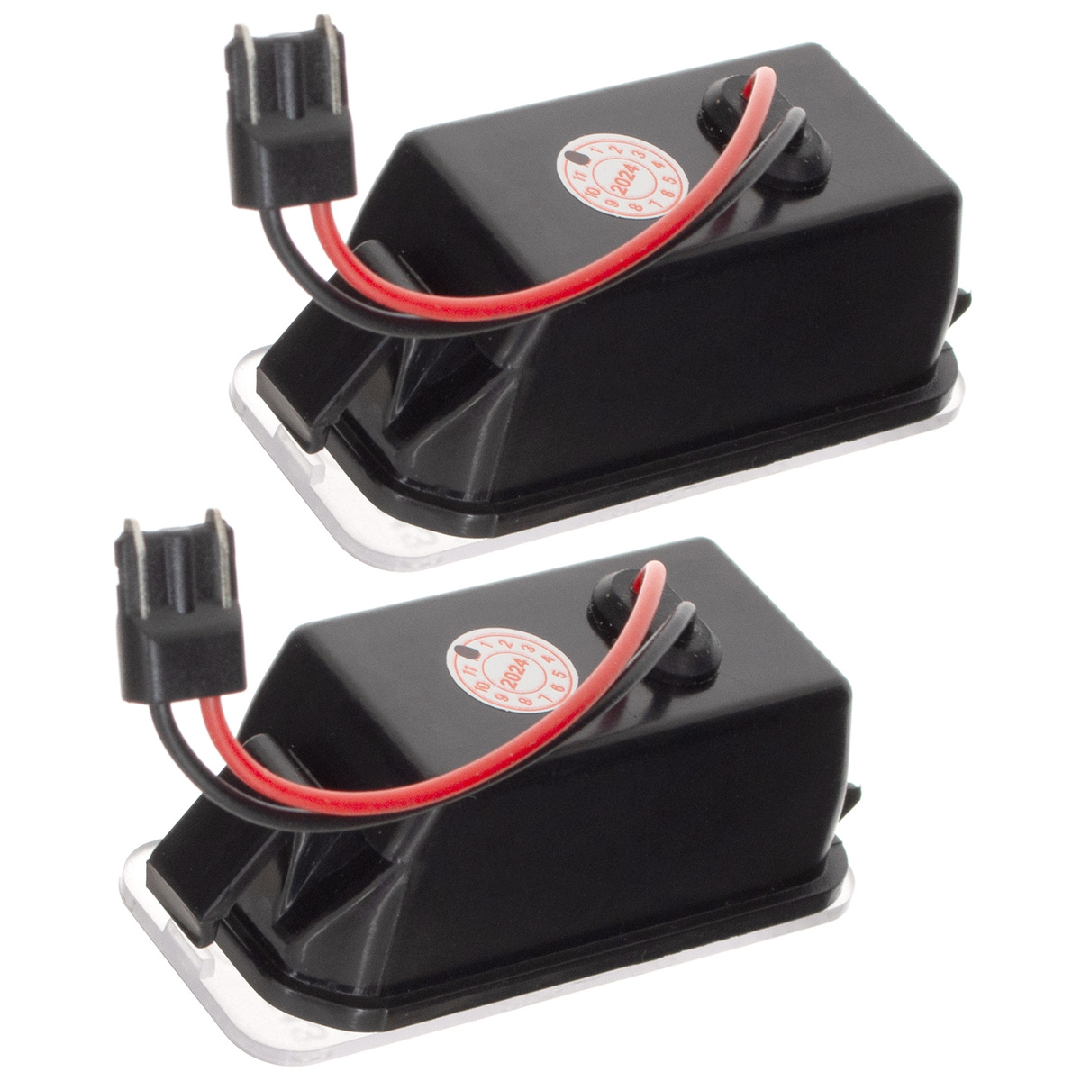 Ford C-MAX II Fiesta Mk7 Focus II FL III Galaxy II Kuga I Mondeo Mk4 Mk5 S-MAX Tourneo Transiy VIII lampki podświetlenia tablicy rejestracyjnej LED 2 szt. kpl.