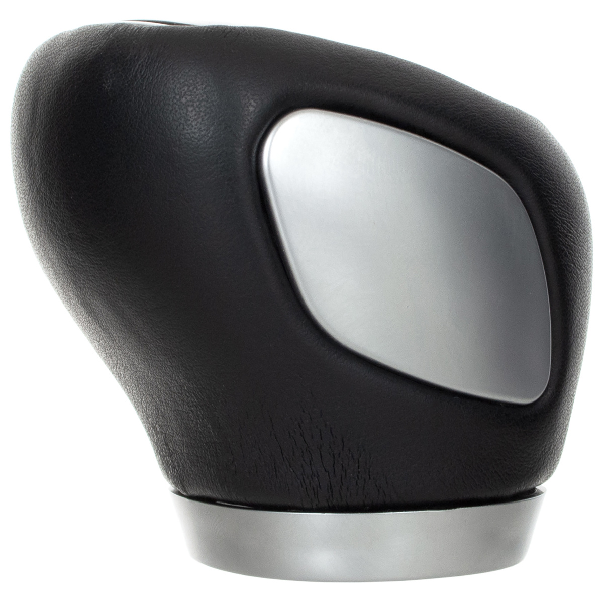 Chevrolet Orlando 2010- gałka zmiany biegów CZARNA EKOSKÓRA + SILVER 6 BIEGÓW